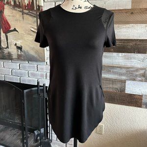 The Limited black sheer sleeve tunic top.  Size XS.